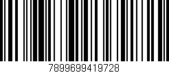 Código de barras (EAN, GTIN, SKU, ISBN): '7899699419728'