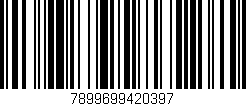Código de barras (EAN, GTIN, SKU, ISBN): '7899699420397'