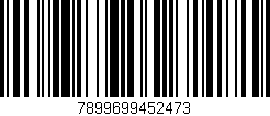 Código de barras (EAN, GTIN, SKU, ISBN): '7899699452473'