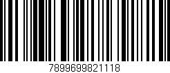 Código de barras (EAN, GTIN, SKU, ISBN): '7899699821118'