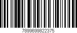 Código de barras (EAN, GTIN, SKU, ISBN): '7899699822375'