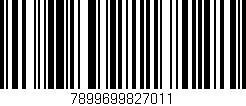 Código de barras (EAN, GTIN, SKU, ISBN): '7899699827011'