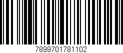 Código de barras (EAN, GTIN, SKU, ISBN): '7899701781102'