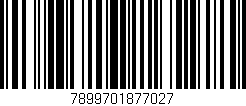 Código de barras (EAN, GTIN, SKU, ISBN): '7899701877027'