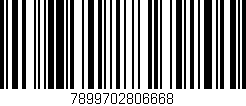 Código de barras (EAN, GTIN, SKU, ISBN): '7899702806668'