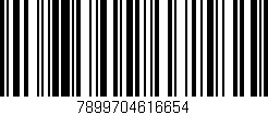 Código de barras (EAN, GTIN, SKU, ISBN): '7899704616654'