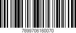 Código de barras (EAN, GTIN, SKU, ISBN): '7899706160070'