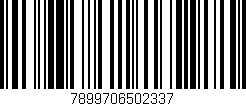 Código de barras (EAN, GTIN, SKU, ISBN): '7899706502337'
