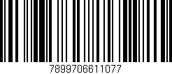 Código de barras (EAN, GTIN, SKU, ISBN): '7899706611077'