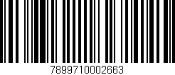 Código de barras (EAN, GTIN, SKU, ISBN): '7899710002663'