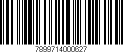 Código de barras (EAN, GTIN, SKU, ISBN): '7899714000627'