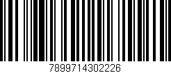 Código de barras (EAN, GTIN, SKU, ISBN): '7899714302226'