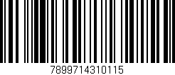 Código de barras (EAN, GTIN, SKU, ISBN): '7899714310115'