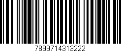 Código de barras (EAN, GTIN, SKU, ISBN): '7899714313222'