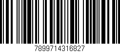 Código de barras (EAN, GTIN, SKU, ISBN): '7899714316827'