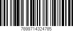Código de barras (EAN, GTIN, SKU, ISBN): '7899714324785'