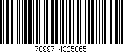 Código de barras (EAN, GTIN, SKU, ISBN): '7899714325065'