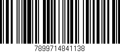 Código de barras (EAN, GTIN, SKU, ISBN): '7899714841138'