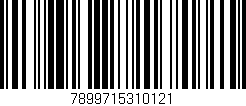 Código de barras (EAN, GTIN, SKU, ISBN): '7899715310121'