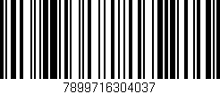 Código de barras (EAN, GTIN, SKU, ISBN): '7899716304037'