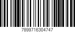 Código de barras (EAN, GTIN, SKU, ISBN): '7899716304747'
