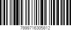Código de barras (EAN, GTIN, SKU, ISBN): '7899716305812'