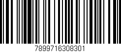 Código de barras (EAN, GTIN, SKU, ISBN): '7899716308301'