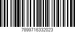 Código de barras (EAN, GTIN, SKU, ISBN): '7899716332023'