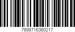 Código de barras (EAN, GTIN, SKU, ISBN): '7899716360217'