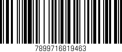 Código de barras (EAN, GTIN, SKU, ISBN): '7899716819463'