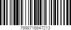 Código de barras (EAN, GTIN, SKU, ISBN): '7899716847213'