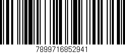 Código de barras (EAN, GTIN, SKU, ISBN): '7899716852941'