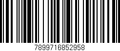 Código de barras (EAN, GTIN, SKU, ISBN): '7899716852958'