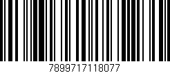 Código de barras (EAN, GTIN, SKU, ISBN): '7899717118077'