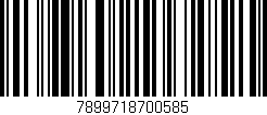 Código de barras (EAN, GTIN, SKU, ISBN): '7899718700585'