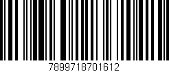 Código de barras (EAN, GTIN, SKU, ISBN): '7899718701612'