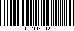 Código de barras (EAN, GTIN, SKU, ISBN): '7899718702121'