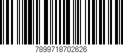 Código de barras (EAN, GTIN, SKU, ISBN): '7899718702626'
