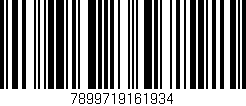 Código de barras (EAN, GTIN, SKU, ISBN): '7899719161934'
