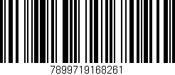 Código de barras (EAN, GTIN, SKU, ISBN): '7899719168261'