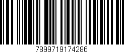 Código de barras (EAN, GTIN, SKU, ISBN): '7899719174286'