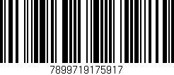 Código de barras (EAN, GTIN, SKU, ISBN): '7899719175917'