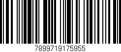 Código de barras (EAN, GTIN, SKU, ISBN): '7899719175955'