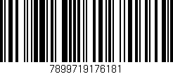 Código de barras (EAN, GTIN, SKU, ISBN): '7899719176181'