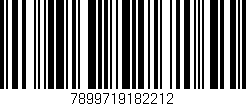 Código de barras (EAN, GTIN, SKU, ISBN): '7899719182212'