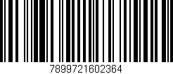 Código de barras (EAN, GTIN, SKU, ISBN): '7899721602364'