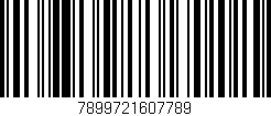 Código de barras (EAN, GTIN, SKU, ISBN): '7899721607789'