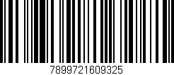 Código de barras (EAN, GTIN, SKU, ISBN): '7899721609325'