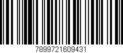 Código de barras (EAN, GTIN, SKU, ISBN): '7899721609431'
