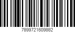 Código de barras (EAN, GTIN, SKU, ISBN): '7899721609882'